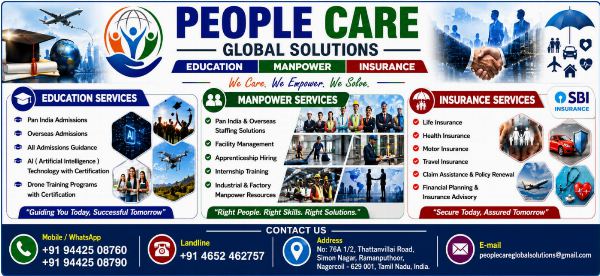 Our Services & Contact Details - People Care Global Solutions