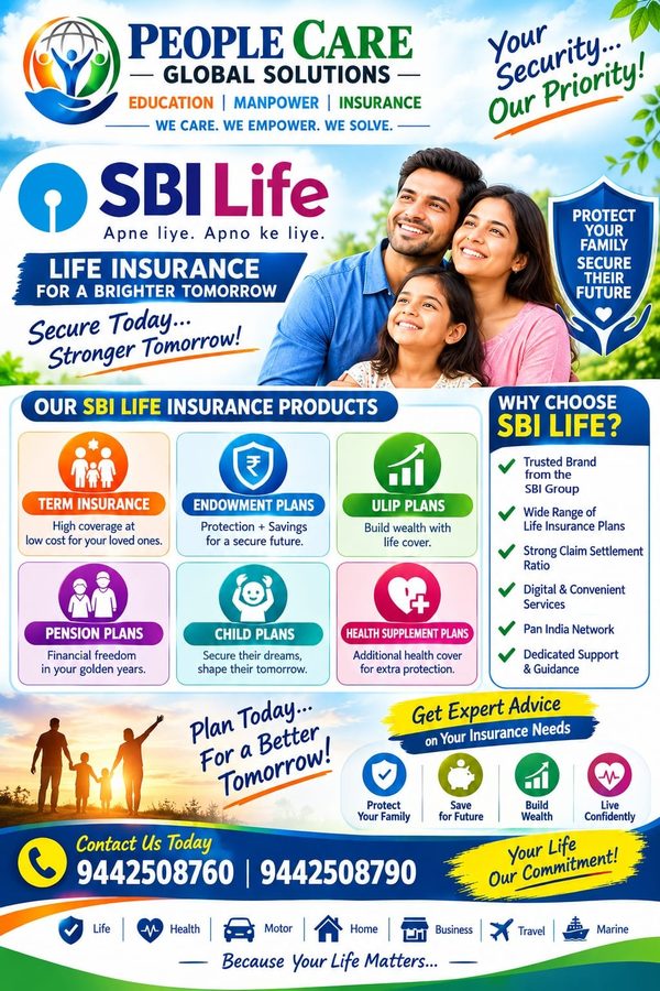 SBI Life Insurance Products - People Care Global Solutions
