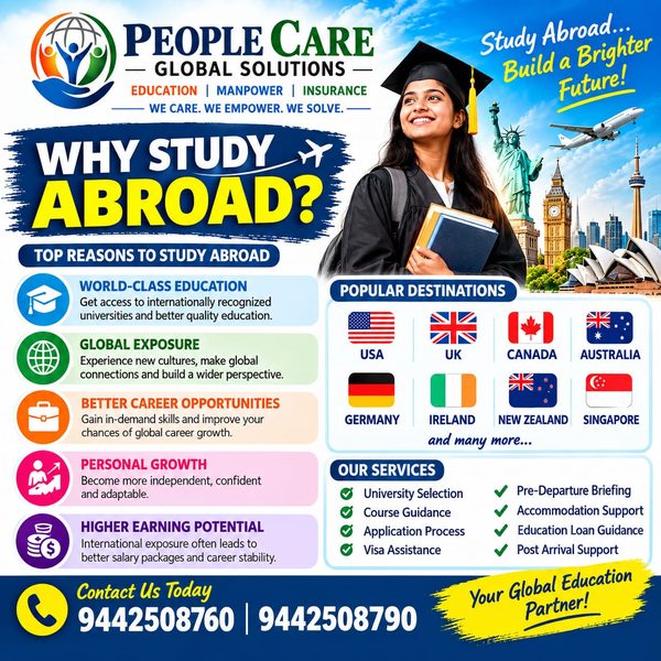 Why Study Abroad? - People Care Global Solutions